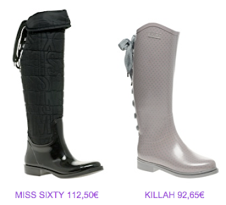 Botas de agua Miss Sixty y Killah